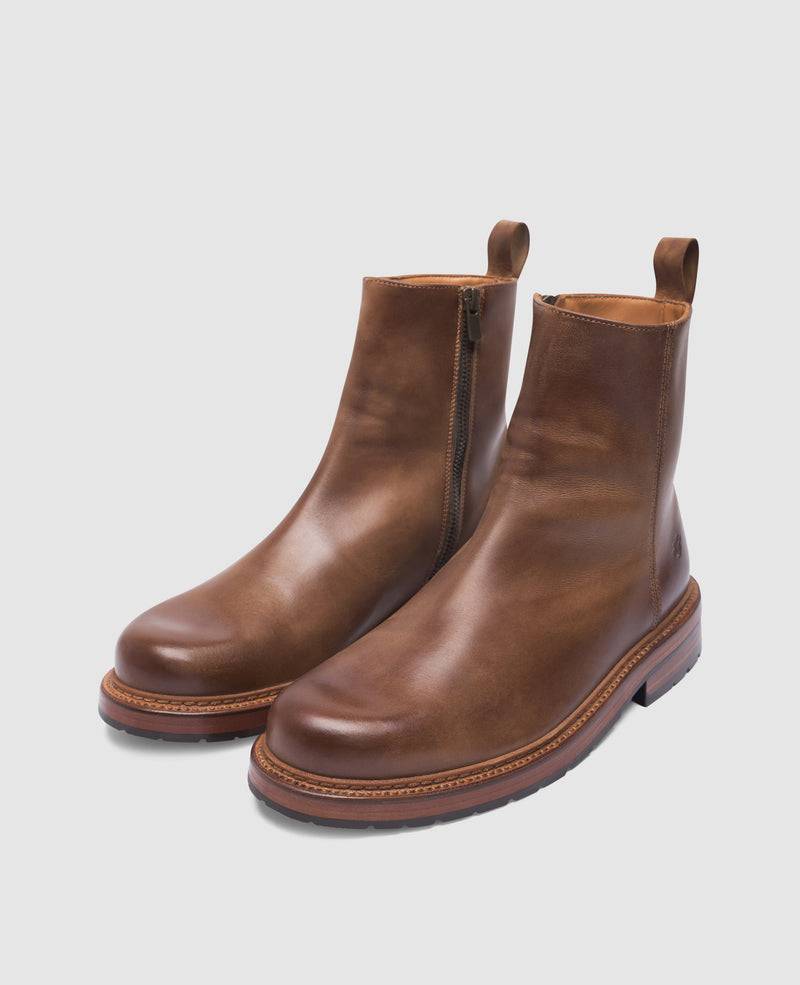 Shoepassion Rio Plain H Stiefelette in Caramel - Heinrich Dinkelacker Shoepassion Auslauf