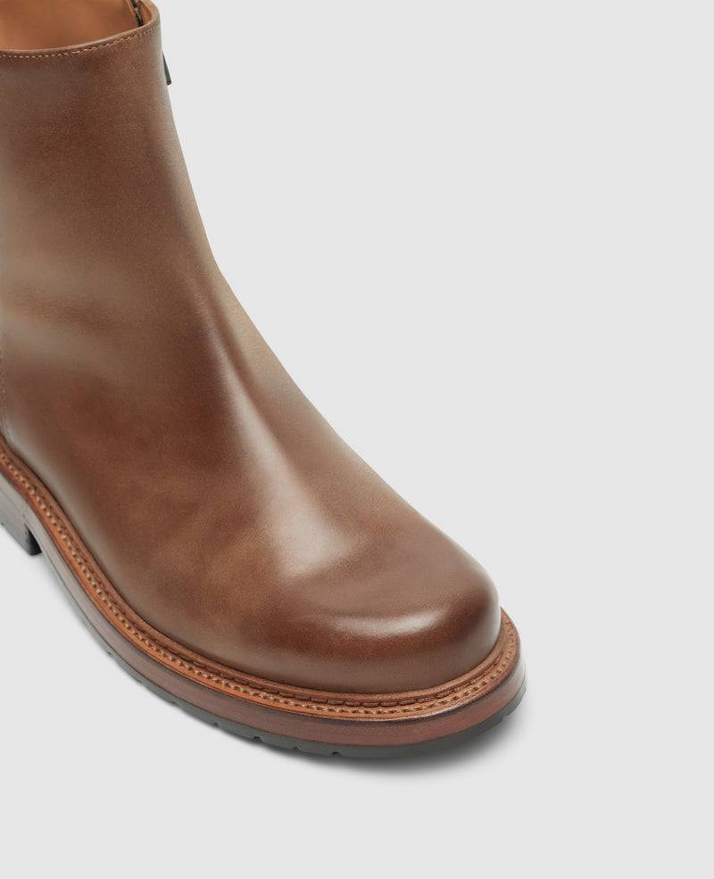 Shoepassion Rio Plain H Stiefelette in Caramel - Heinrich Dinkelacker Shoepassion Auslauf