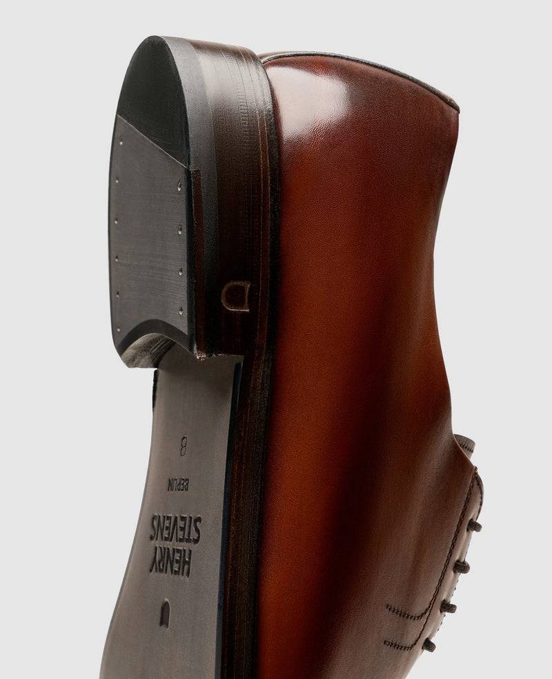 Shoepassion Rahmengenähter Herren Wholecut mit Patina Henry Stevens Shoepassion Sonderangebot