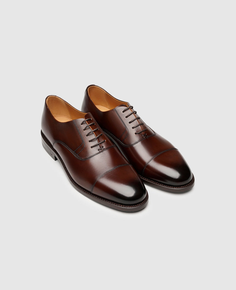 Shoepassion Handgefertigter Oxford Herrenschuh mit Patina Henry Stevens Shoepassion Zeitbegrenzte Promotion