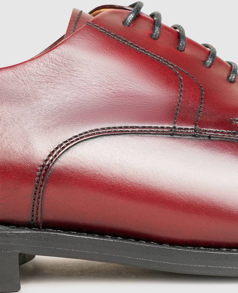 Shoepassion Rahmengenähter Derby Herrenschuh mit Patina Henry Stevens Shoepassion Kostenloser Versand international