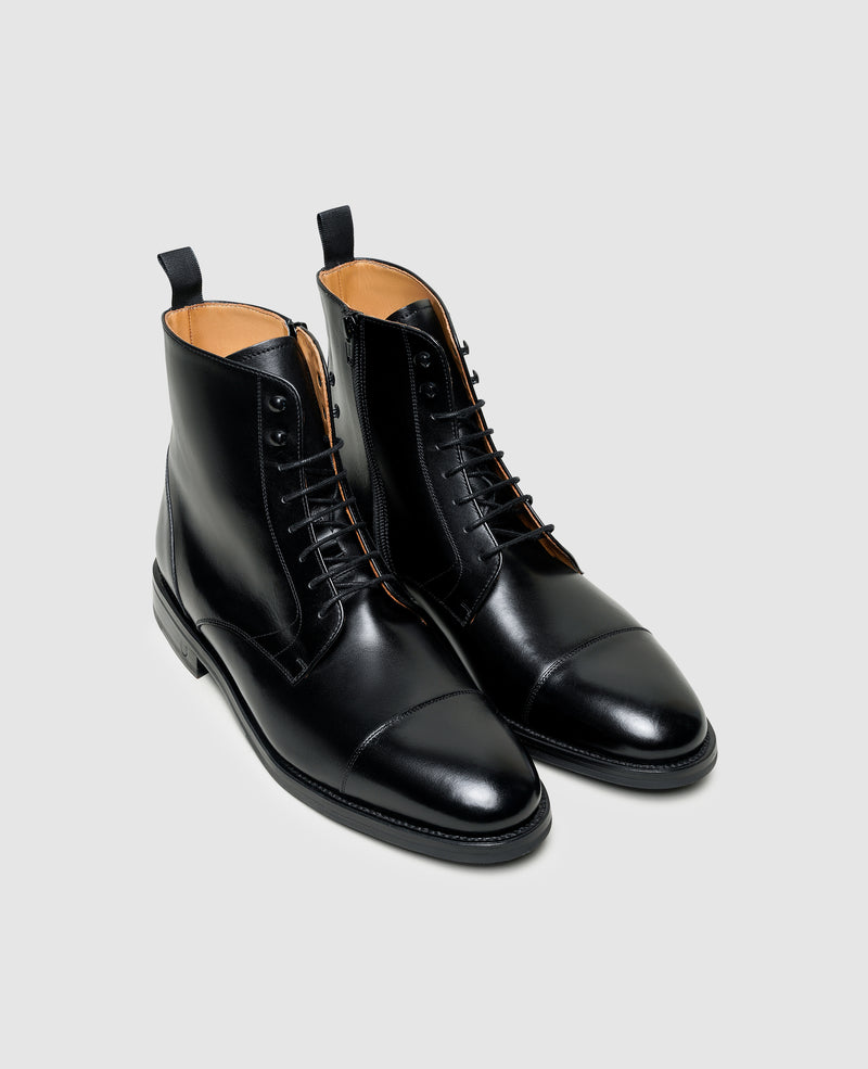 Shoepassion Rahmengenähte Herren-Schnürboots aus Glattleder Henry Stevens Shoepassion Fabrikladen