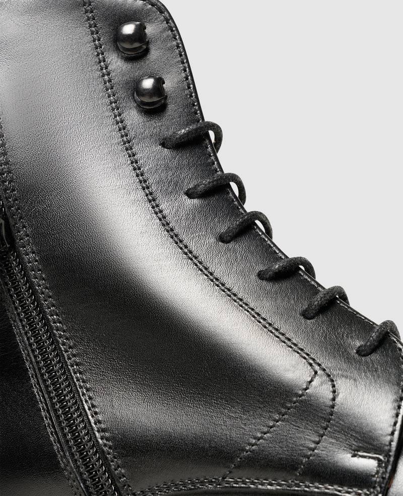Shoepassion Rahmengenähte Herren-Schnürboots aus Glattleder Henry Stevens Shoepassion Fabrikladen