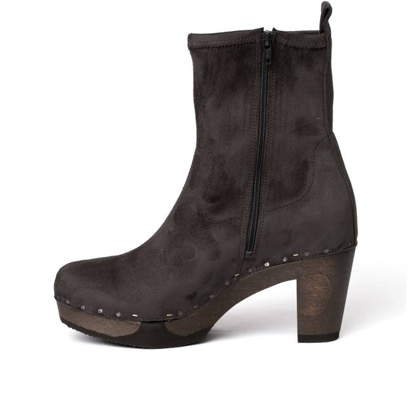 Softclox FABIA vegan Velourseffekt grau (dunkel) Outlet