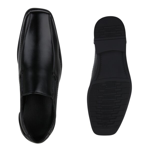 Stiefelparadies Herren Klassische Slippers in Schwarz Online Outlet