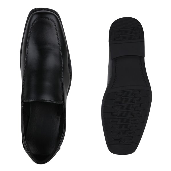 Stiefelparadies Herren Klassische Slippers in Schwarz Zeitlich begrenztes Angebot