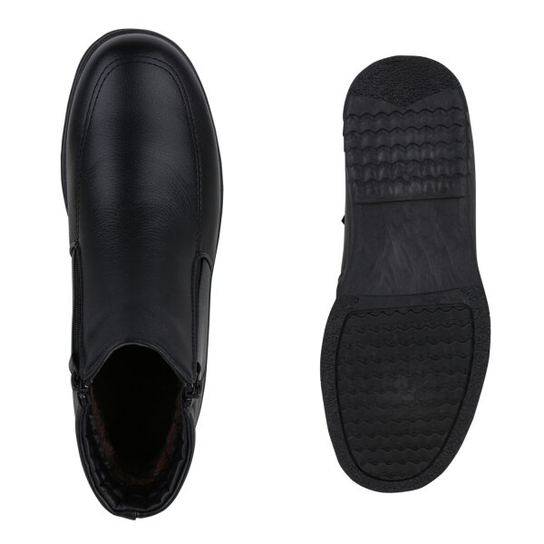 Stiefelparadies Herren Winter Boots in Schwarz Exklusive Angebote