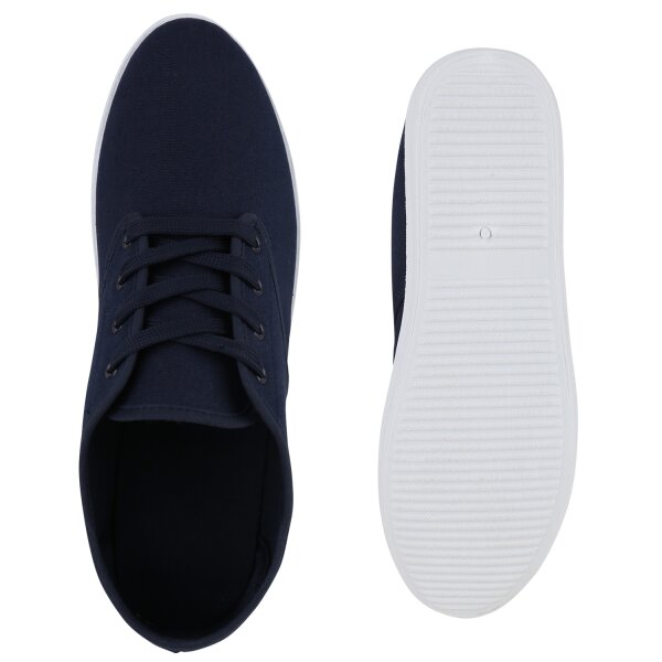 Stiefelparadies Herren Sneaker Low in Dunkelblau Riesige Ersparnisse