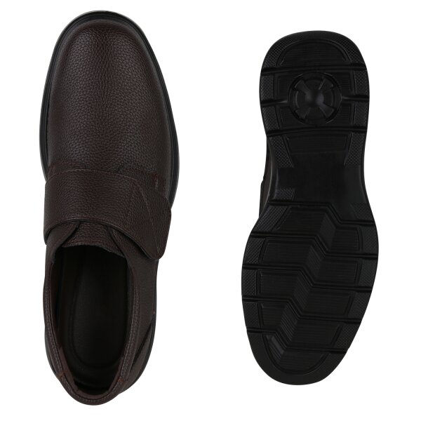 Stiefelparadies Herren Klassische Halbschuhe in Braun Kostenlose Rückgabe