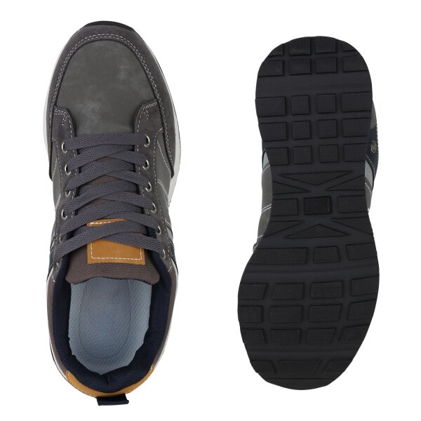 Stiefelparadies Herren Laufschuhe in Grau Bis zu 50% Rabatt