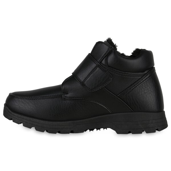 Stiefelparadies Herren Winter Boots in Schwarz Outlet