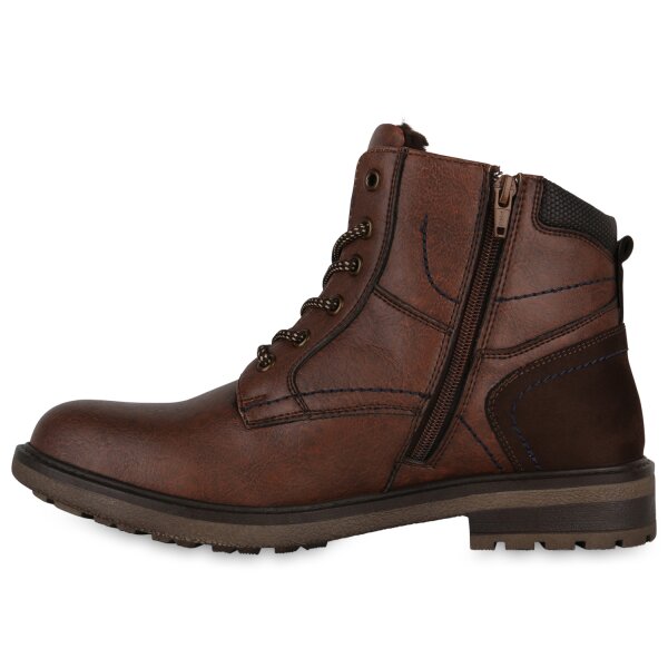 Stiefelparadies Herren Worker Boots in Hellbraun Verkauf