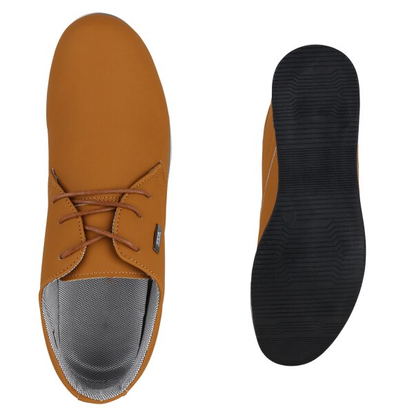 Stiefelparadies Herren Klassische Halbschuhe in Hellbraun Angebote