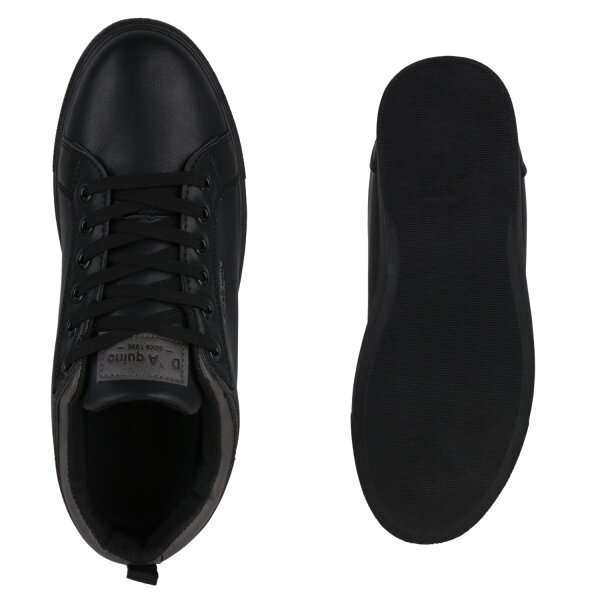 Stiefelparadies Herren Sneaker Low in Schwarz im Angebot