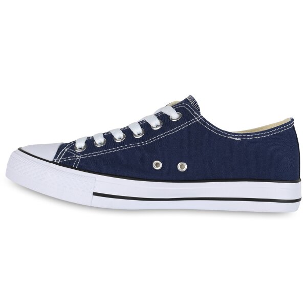 Stiefelparadies Herren Sneaker low in Dunkelblau Blitzangebot