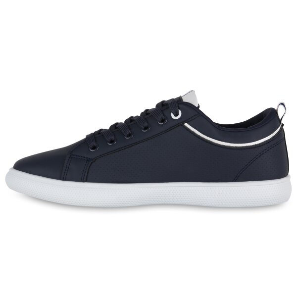 Stiefelparadies Herren Sneaker low in Dunkelblau Große Rabatte