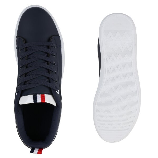 Stiefelparadies Herren Sneaker low in Dunkelblau Große Rabatte