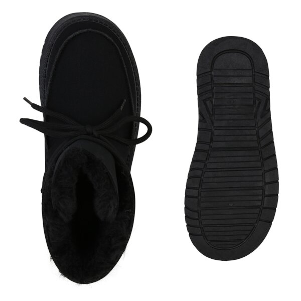 Stiefelparadies Damen Winter Boots in Schwarz Letzte 2 Tage