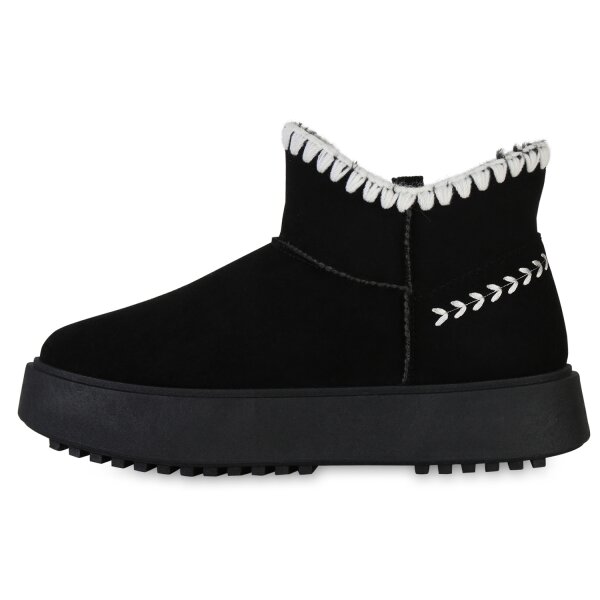 Stiefelparadies Damen Winter Boots in Schwarz im Angebot