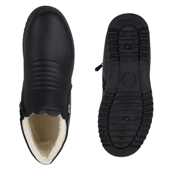 Stiefelparadies Damen Winter Boots in Schwarz Kauf eins, bekomm eins gratis