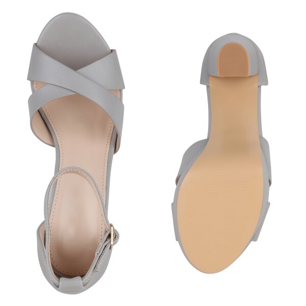 Stiefelparadies Damen High Heels in Grau JETZT KAUFEN