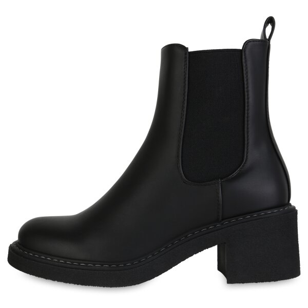 Stiefelparadies Damen Klassische Stiefeletten in Braun Versandkostenfrei