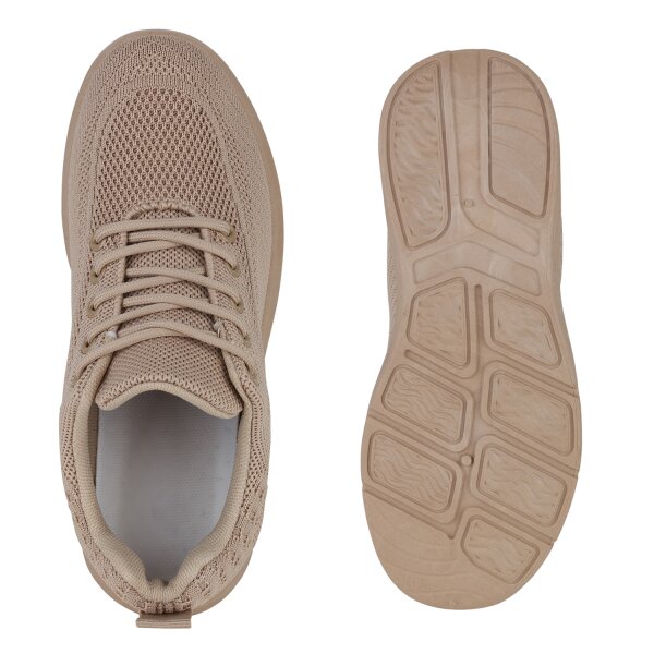 Stiefelparadies Damen Laufschuhe in Khaki Begrenztes Angebot