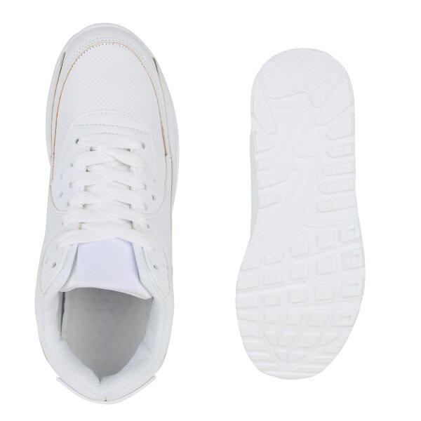 Stiefelparadies Damen Laufschuhe in Weiss Online Shopping