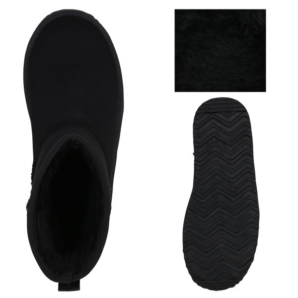 Stiefelparadies Damen Winter Boots in Altrosa Zeitbegrenzte Promotion
