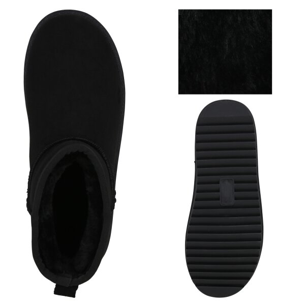 Stiefelparadies Damen Winter Boots in Schwarz Bis zu 55% Rabatt