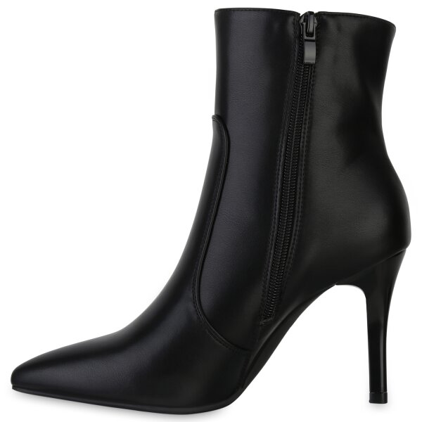 Stiefelparadies Damen Klassische Stiefeletten in Schwarz Meist gekauft