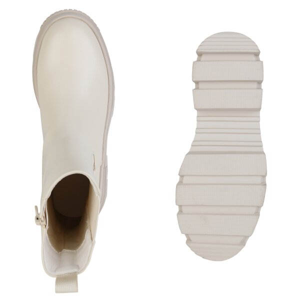 Stiefelparadies Damen Klassische Stiefeletten in Beige Saisonale Angebote
