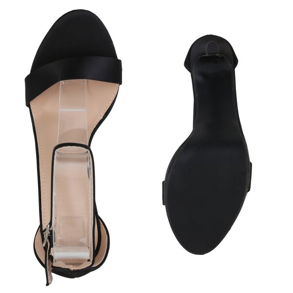 Stiefelparadies Damen High Heels in Schwarz Kostenloser Versand