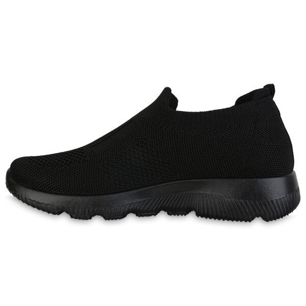 Stiefelparadies Damen Slip Ons in Schwarz Meist gekauft