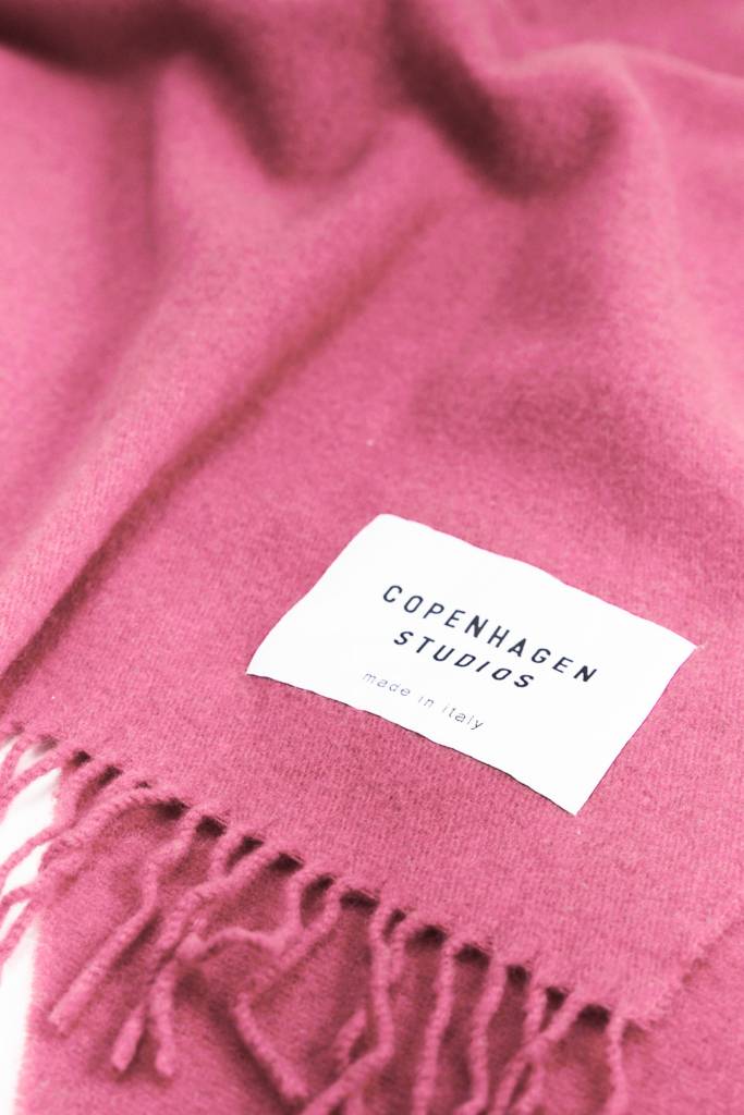 Studio Copenhagen CPH SHAWL 6 wool mix rose Riesige Rabatte