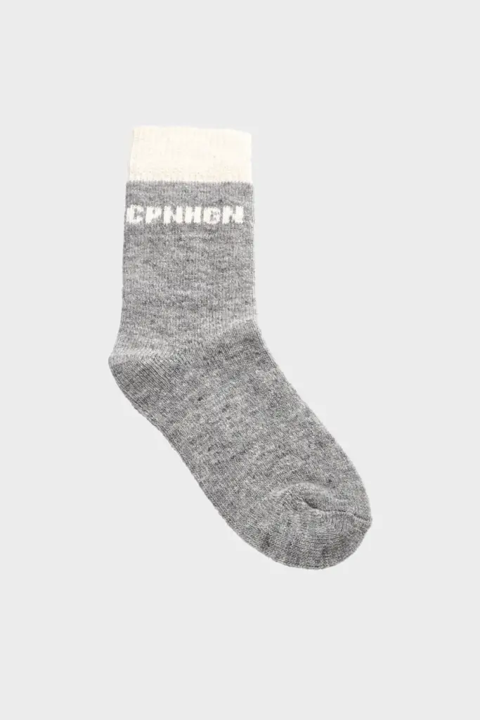 Studio Copenhagen CPH WOOL SOCKS 2 wool mix light grey 50% Rabatt mit kostenlosem Versand