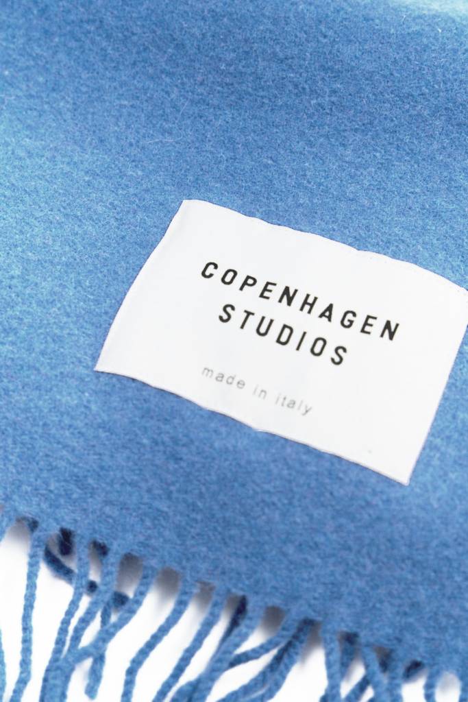 Studio Copenhagen CPH SHAWL 6 wool mix medium blue Kostenloser Versand international