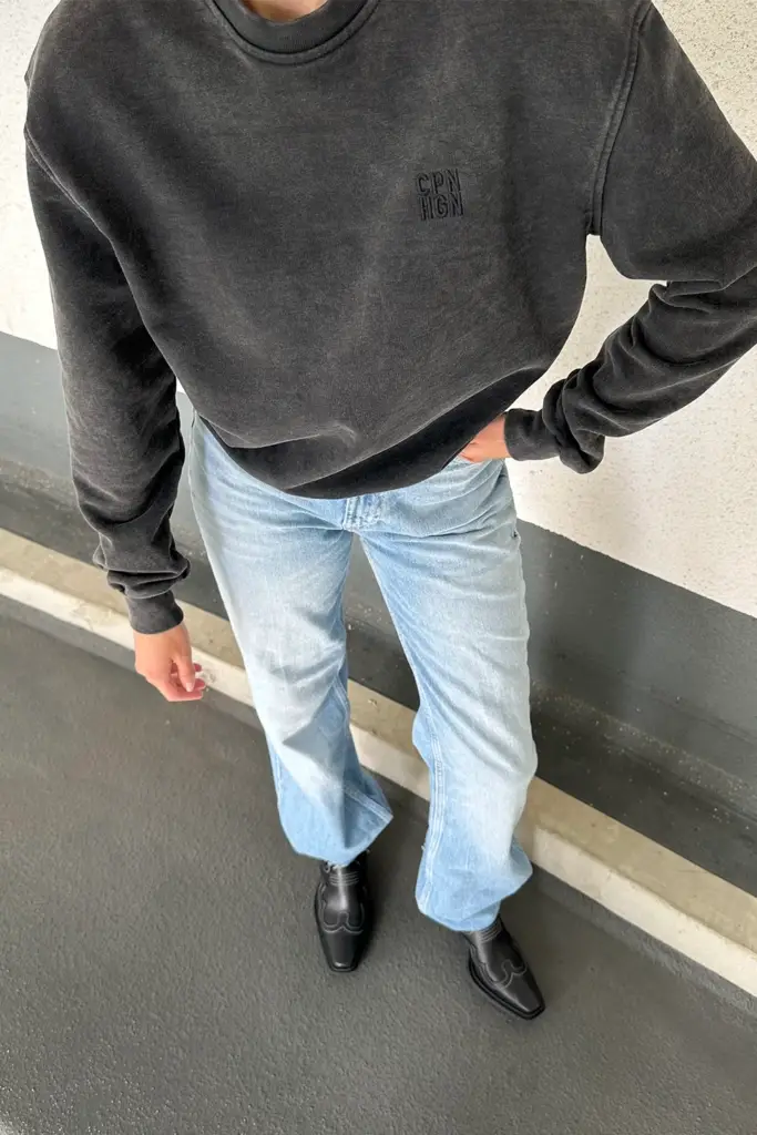 Studio Copenhagen CPH SWEAT 12 cotton washed black zollfrei