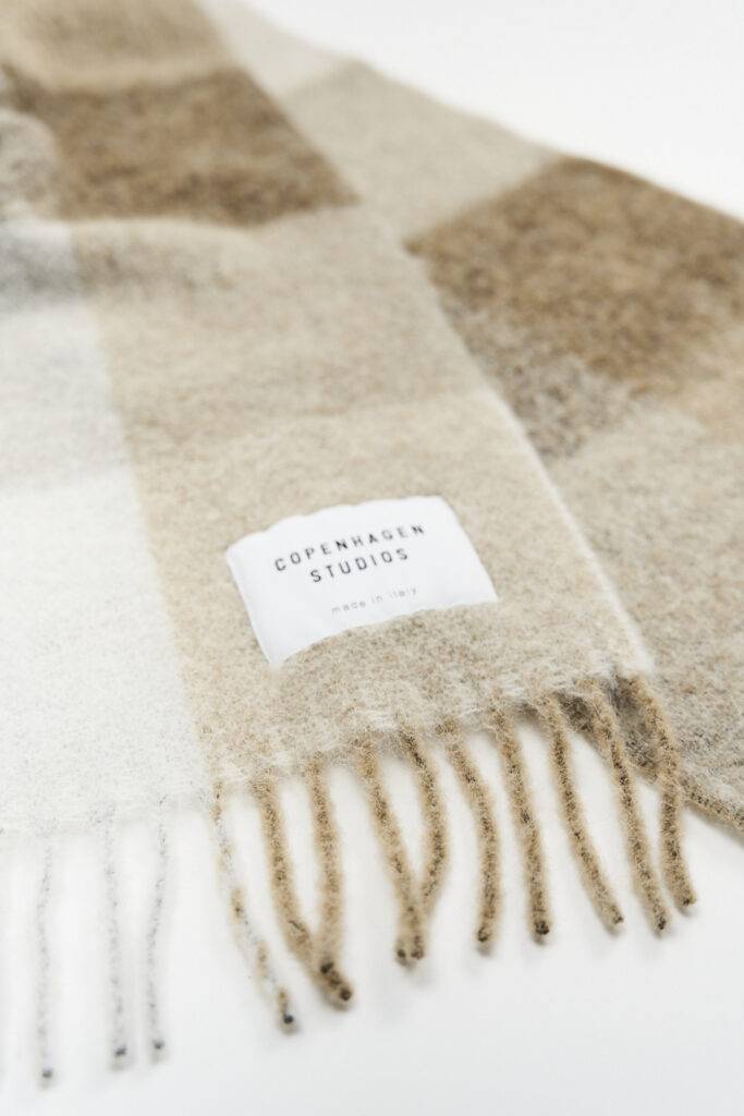 Studio Copenhagen CPH SHAWL 4 wool mix beige 50% Rabatt für begrenzte Zeit