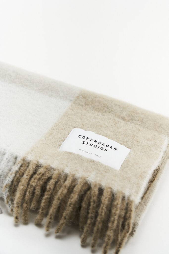 Studio Copenhagen CPH SHAWL 4 wool mix beige 50% Rabatt für begrenzte Zeit