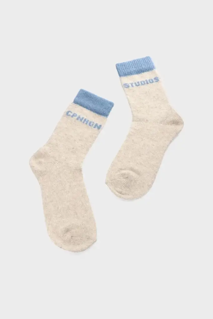Studio Copenhagen CPH WOOL SOCKS 2 wool mix light beige Online