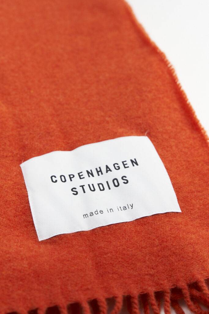 Studio Copenhagen CPH SHAWL 6 wool mix orange Hotsell