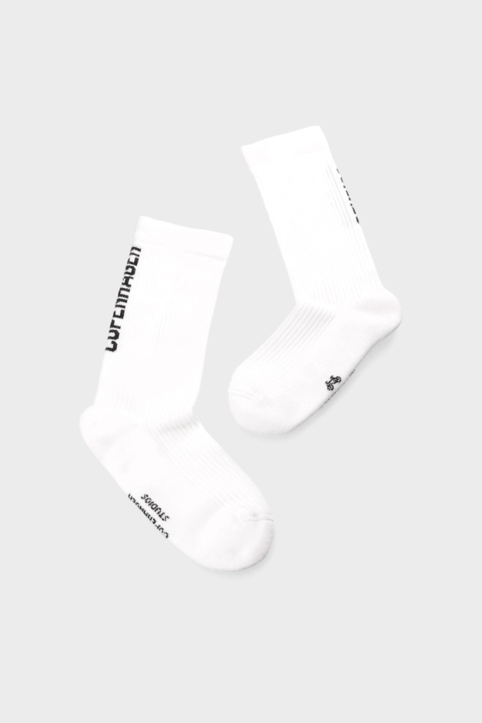 Studio Copenhagen CPH SOCKS 4 cotton blend white Limitierter Zeitrabatt