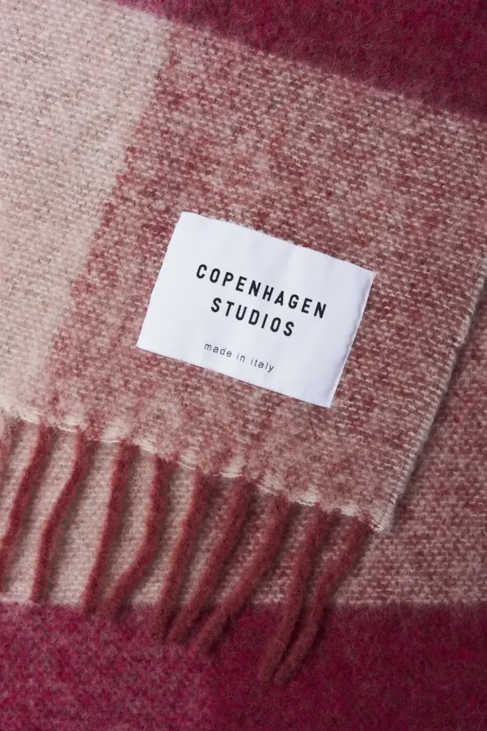 Studio Copenhagen CPH SHAWL 4 wool mix pink Sonderangebot