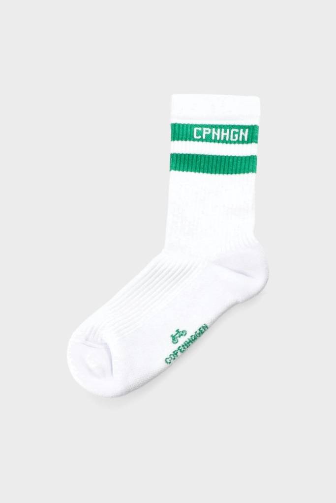 Studio Copenhagen CPH SOCKS 3 cotton blend white/green Flash Sale