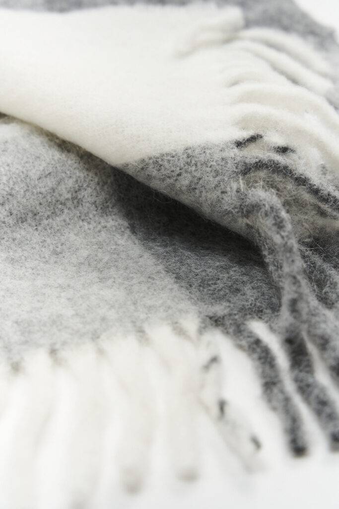 Studio Copenhagen CPH SHAWL 4 wool mix grey melange Saisonschlussverkauf