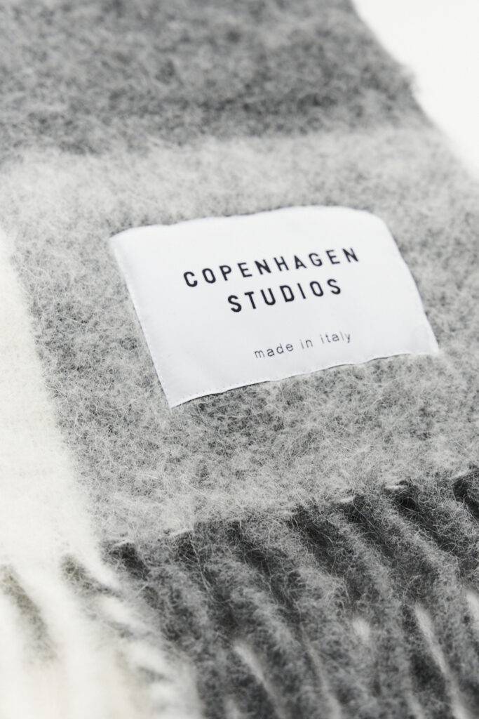 Studio Copenhagen CPH SHAWL 4 wool mix grey melange Saisonschlussverkauf