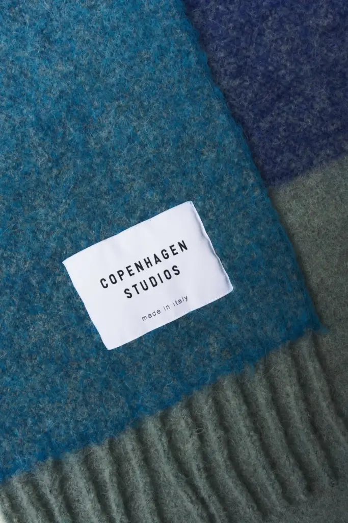Studio Copenhagen CPH SHAWL 11 wool mix turquoise Black Friday