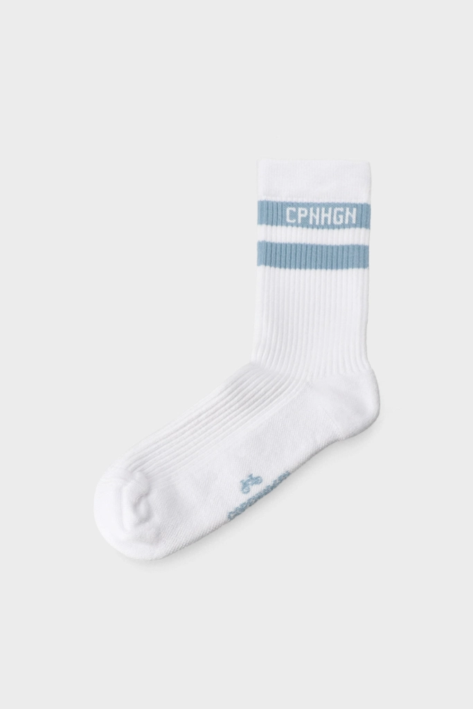 Studio Copenhagen CPH SOCKS 3 cotton blend white/light blue Weihnachtsangebot