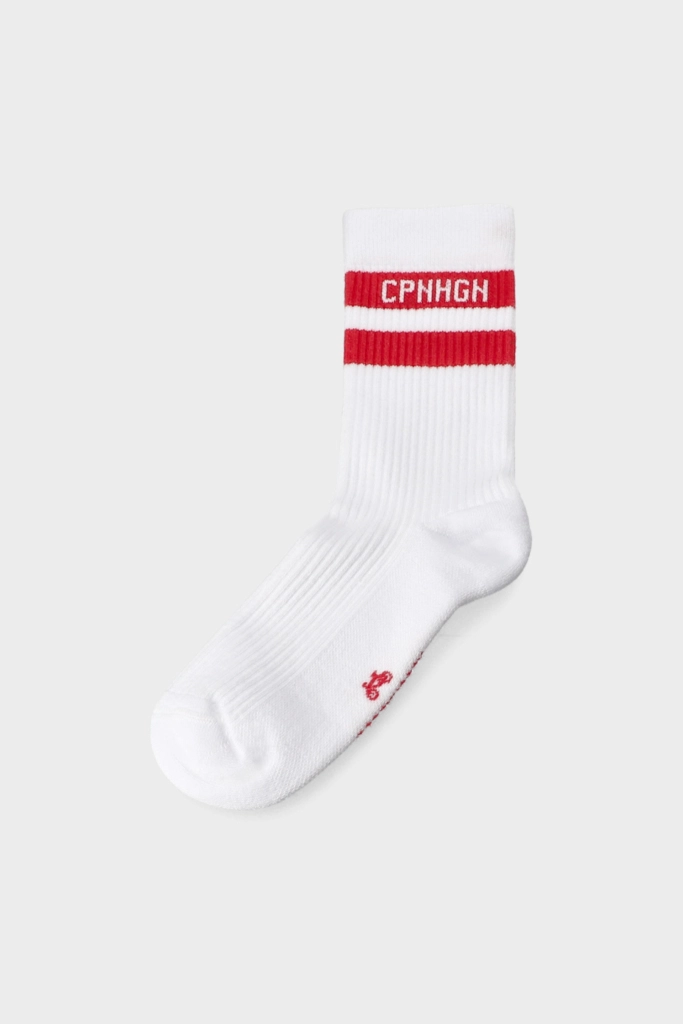 Studio Copenhagen CPH SOCKS 3 cotton blend white/red Muttertagsangebot